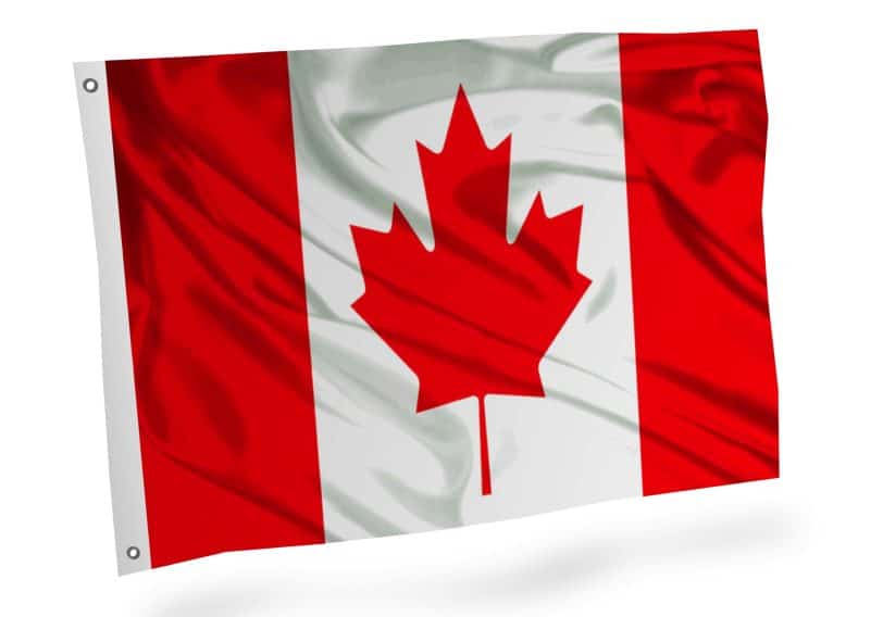 Canada-style flag
