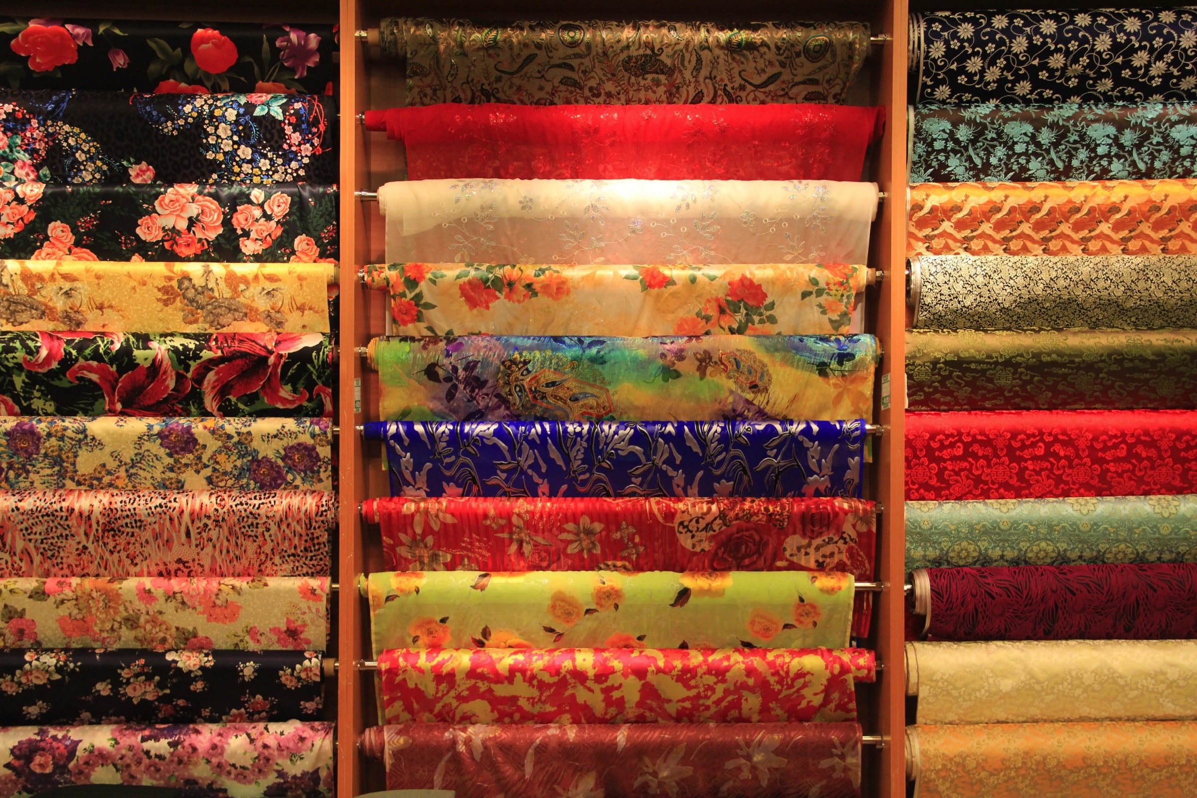 Fabric printing here and elsewhere – China